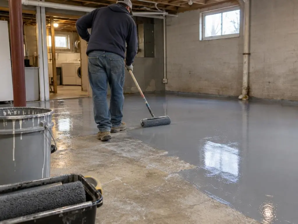 Basement Floor Epoxy in Youngstown, OH