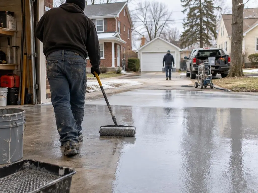 Polyaspartic Floor Coating in Youngstown, OH